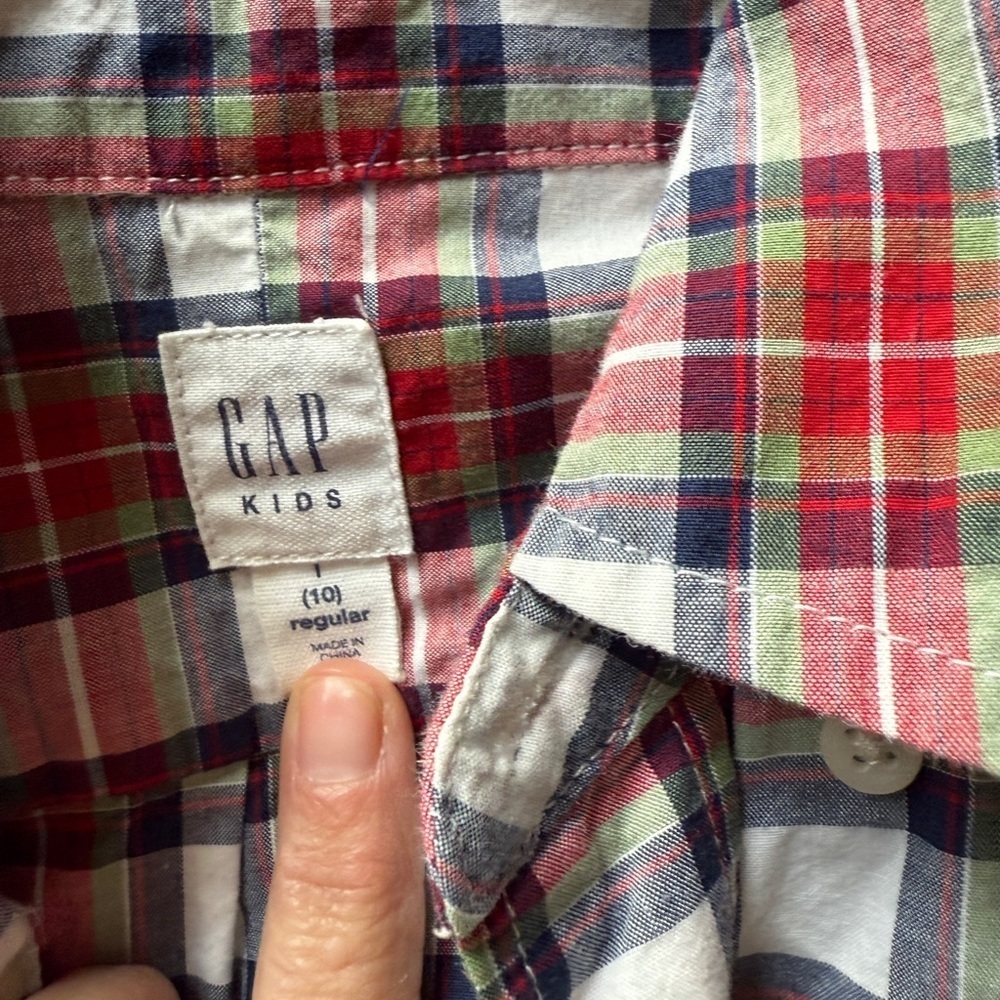 Gap Kids Youth L 10 Dress Shirt Button Down - Picture 2 of 4